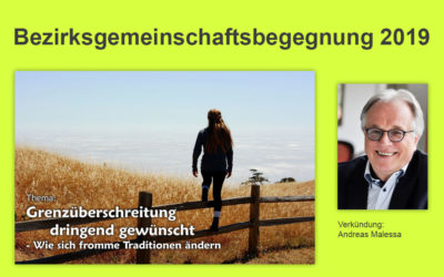 Bezirksgemeinschaftsbegegnung 2019