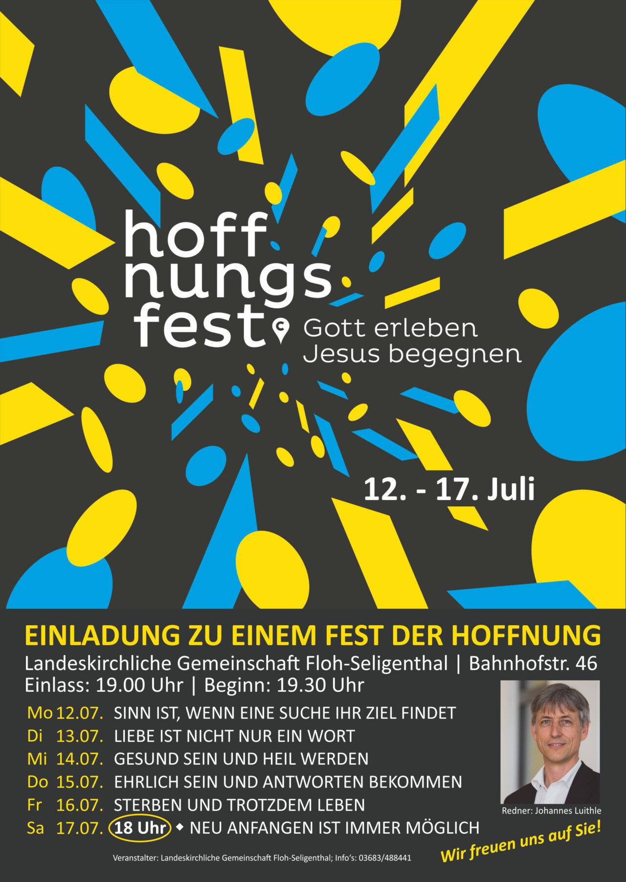 Hoffnungsfest FlohSeligenthal Landeskirchliche Gemeinschaft Floh