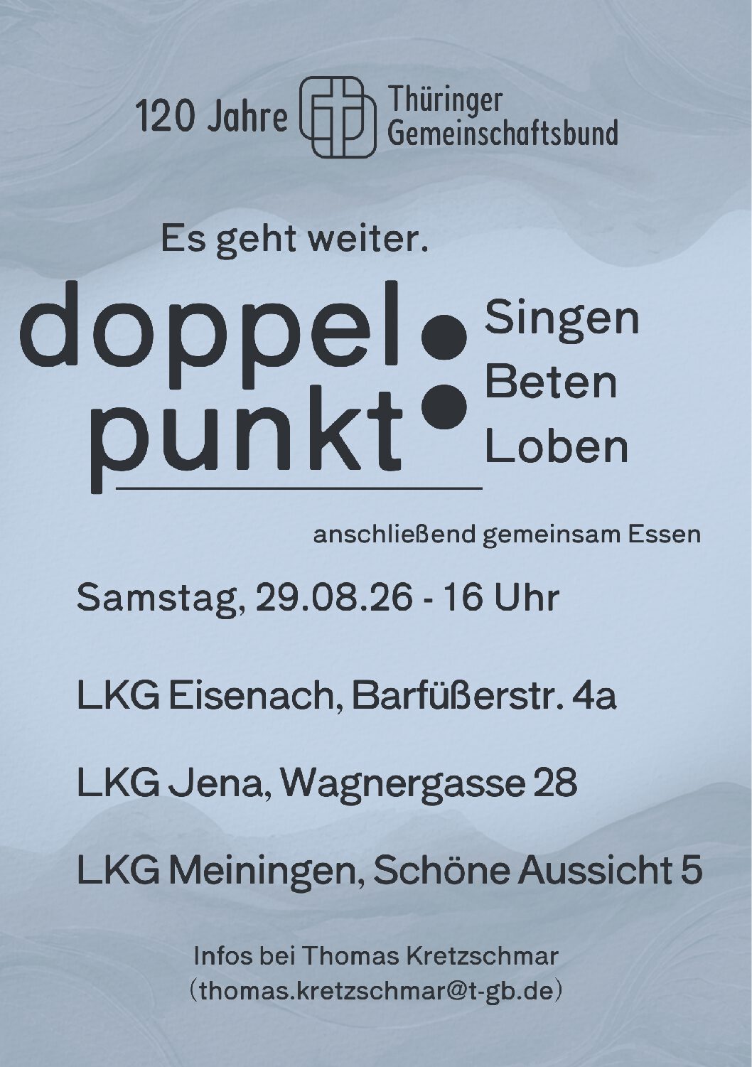 doppelpunkt: Singen, Beten, Loben